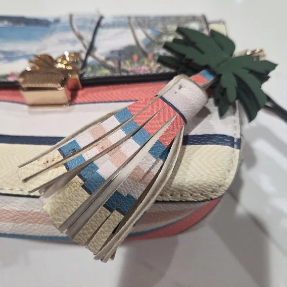 PARFOIS COCONUT CROSS BAG WOMEN'S DESERTCART GIBRALTOR NWOT. - Picture 4 of 16